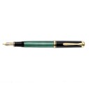 Pelikan Souveraen M800 Green Black Fountain Pen - Thumbnail