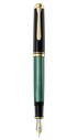 Pelikan Souveran Series M600 Green Black Fountain Pen - Thumbnail
