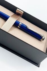 PELİKAN - Pelikan Souveran Serisi D805 Dark Blue Versatil Kalem