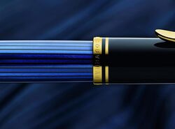PELİKAN - Pelikan Souveran Serisi K400 Mavi Siyah Tükenmez Kalem (1)