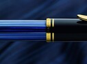 PELİKAN - Pelikan Souveran Serisi K400 Mavi Siyah Tükenmez Kalem (1)