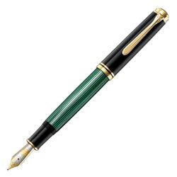 PELİKAN - Pelikan Souveran Serisi M1000 Black/Green Fountain Pen (1)
