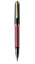 PELİKAN - Pelikan Souveran Serisi R400 Bordo Siyah Sedefli Roller Kalem