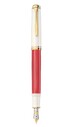 Pelikan Souverän M600 Red & White Fountain Pen - Thumbnail