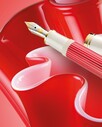 Pelikan Souverän M600 Red & White Fountain Pen - Thumbnail