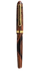 PLATINUM - Platinum 3776 Marble Ebonite Dolma Kalem