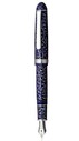 Platinum #3776 Celluloid Karakusa Blue Fountain Pen - Thumbnail