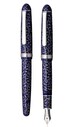 Platinum #3776 Celluloid Karakusa Blue Fountain Pen - Thumbnail