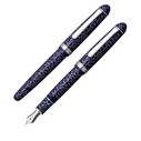PLATINUM - Platinum 3776 Celluloid Karakusa Blue Dolmakalem (1)