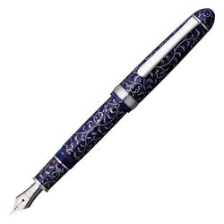 PLATINUM - Platinum 3776 Celluloid Karakusa Blue Dolmakalem