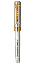 PLATINUM - Platinum Hammered Sterling Silver PP-100000M-9 Migaki Fountain Pen
