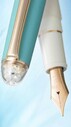 Platinum Limited Edition #3776 Shape Of Heart Bluebird Fountain Pen - Thumbnail