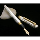 Platinum Özel Seri PTS 50000 Pin Stripe Silver Dolma Kalem M - Thumbnail