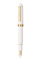 Platinum PNB15000#3776 Century Gold Trim 2 Chenonceau White Dolma Kalem - Thumbnail