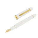 Platinum PNB15000#3776 Century Gold Trim 2 Chenonceau White Dolma Kalem - Thumbnail