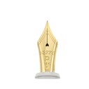Platinum PNB15000#3776 Century Gold Trim 2 Chenonceau White Dolma Kalem - Thumbnail