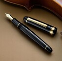 Platinum PNB15000#3776 Century Gold Trim 1 Black İn Black Dolma Kalem - Thumbnail
