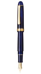 PLATINUM - Platinum PNB20000#3776 Century Gold Trim 51 Chartres Blue Music Uç Dolma Kalem