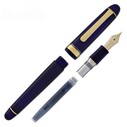 PLATINUM - Platinum PNB20000#3776 Century Gold Trim 51 Chartres Blue Music Uç Dolma Kalem (1)