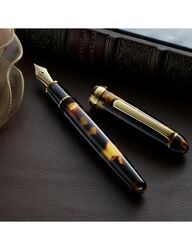 PLATINUM - Platinum PTB 35000S Tortoise Kahve Gold Dolma Kalem (1)