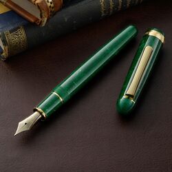 PLATINUM - Platinum PTB 35000S Yeşil Gold Dolmakalem Jade (1)