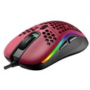 EVEREST - Rampage SMX-R85 GENTLE 6400dpi kırmızı RGB ledli süper hafif makrolu gaming oyuncu Mouse