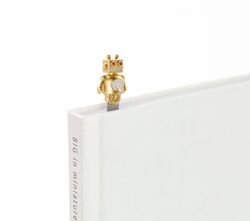 Metalmorphose - Robot Kitap Ayracı Gold