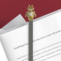 Robot Kitap Ayracı Gold - Thumbnail