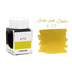 SAILOR - Sailor Studio Serisi 20Ml Sarı Mürekkep - 670 (1)