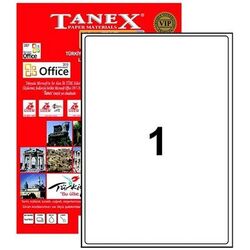 TANEX - Tanex 2001 Lazer Yazıcı Etiketi 199.6 X 289.1 mm. (3 paket/300 adet etiket)