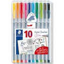 STAEDTLER - STAEDTLER TRIPLUS ÜÇGEN FİNELİNER 10'LU