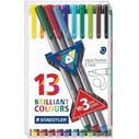 STAEDTLER - STAEDTLER TRIPLUS ÜÇGEN FİNERLİNER 0.3mm 10'LU+TRIPLUS BOARDLINER 3'LÜ