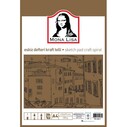 SÜDOR - SÜDOR MN01-4 ESKİZ DEFTERİ KRAFT TELLİ A4 120gr 50yp
