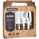 TRAMONTINA - Tramontina Churrasco 21199/905 Çatal, Kaşık, Biftek-Steak Bıçağı Seti (24lü Kutu)​