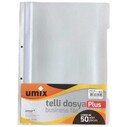 UMIX - UMIX PLUS A4 TELLİ DOSYA 50'Lİ BEYAZ