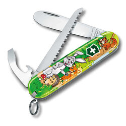 Victorinox - ​​Victorinox 0.2373.E2 My First Victorinox Tavşan Desenli Çakı ve Boyama Kitabı (1)