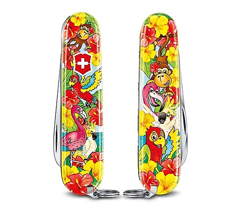 ​Victorinox 0.2373.E3 My First Victorinox Papağan Desenli Çakı ve Boyama Kitabı - 3
