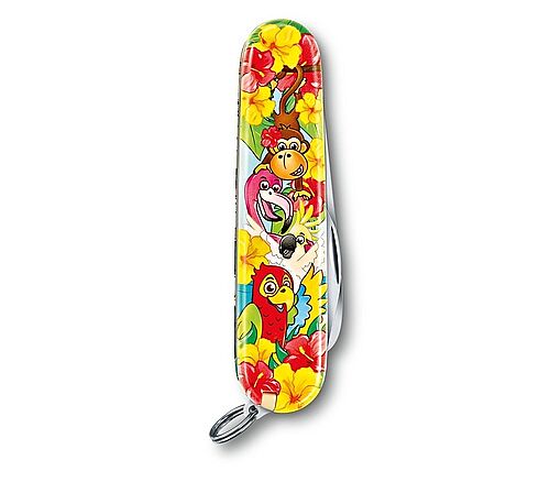 ​Victorinox 0.2373.E3 My First Victorinox Papağan Desenli Çakı ve Boyama Kitabı - 5