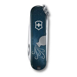 VICTORINOX - Victorinox 0.6223.2AQU Classic SD Zodiac Signs 58mm Çakı, Kova Burcu (1)