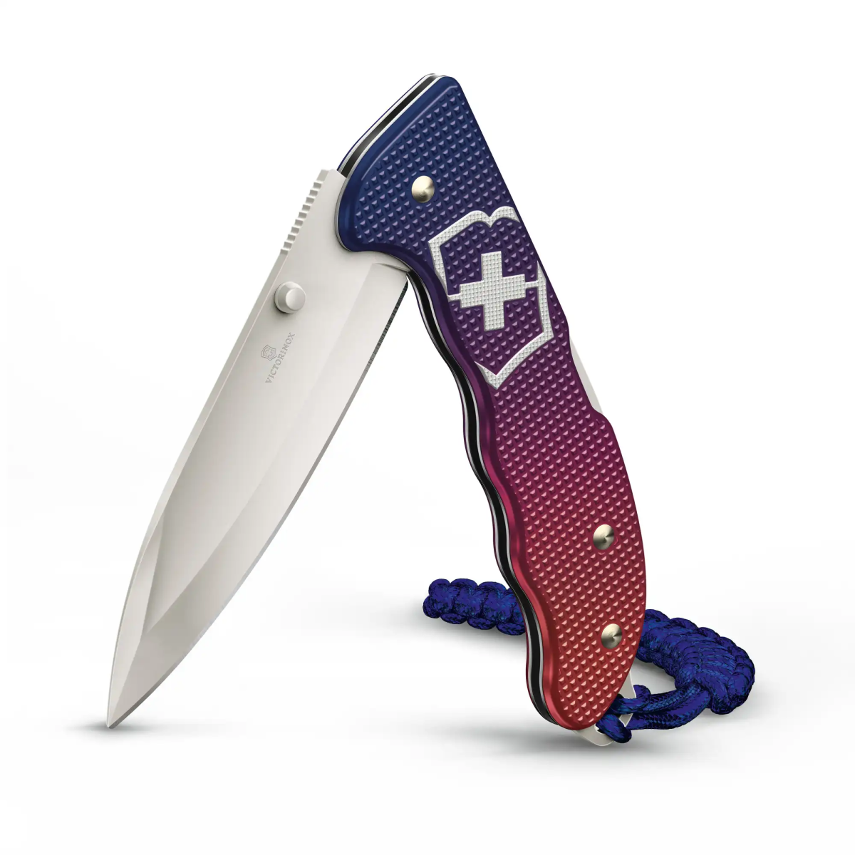 Victorinox - Victorinox 0.9415.D221 Evoke Alox Çakı, Mavi-Kırmızı