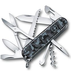 Victorinox - Victorinox 1.3713.942 Huntsman 91MM Lacivert Kamuflaj Çakı