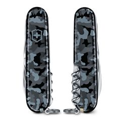 Victorinox - Victorinox 1.3713.942 Huntsman 91MM Lacivert Kamuflaj Çakı (1)