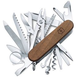 Victorinox - Victorinox 1.6791.63 SwissChamp Ceviz Ağacı Yüzeyli Çakı
