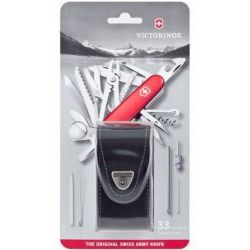 Victorinox - Victorinox 1.6795.LB1 SwissChamp (33) Deri Kılıflı Çakı (Blisterli) (1)