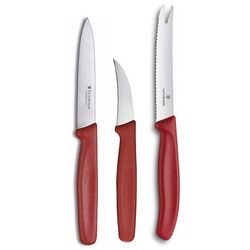 VICTORINOX - Victorinox 4.0801 Swiss Classic 3lü Bıçak Seti