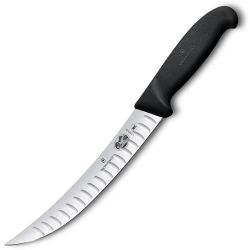 Victorinox - Victorinox 5.7223.20D Flut Ağız Dual Grip Fibrox Kasap Bıçağı 20 cm