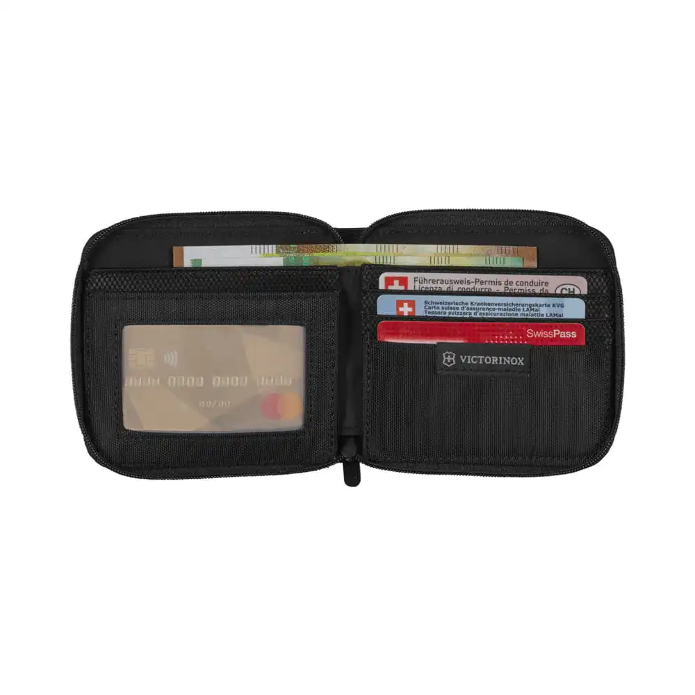 VICTORINOX TRAVEL GEAR - Victorinox 610395 TA 5.0 Zip Around Cüzdan, Siyah (1)