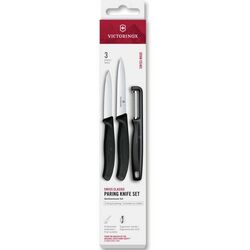 Victorinox - Victorinox 6.7113.33 Swiss Classic 3lü Bıçak ve Soyacak Set, Siyah