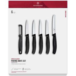 VICTORINOX - Victorinox 6.7113.61G Swiss Classic 6 Parça Soyma Bıçağı ve Soyacak Seti
