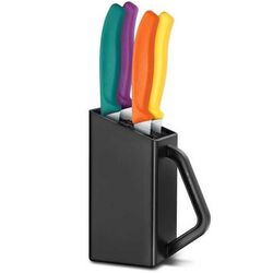 Victorinox - Victorinox 6.7126.4C1 Swiss Classic 5li Biftek Bıçağı Blok Set, Renkli